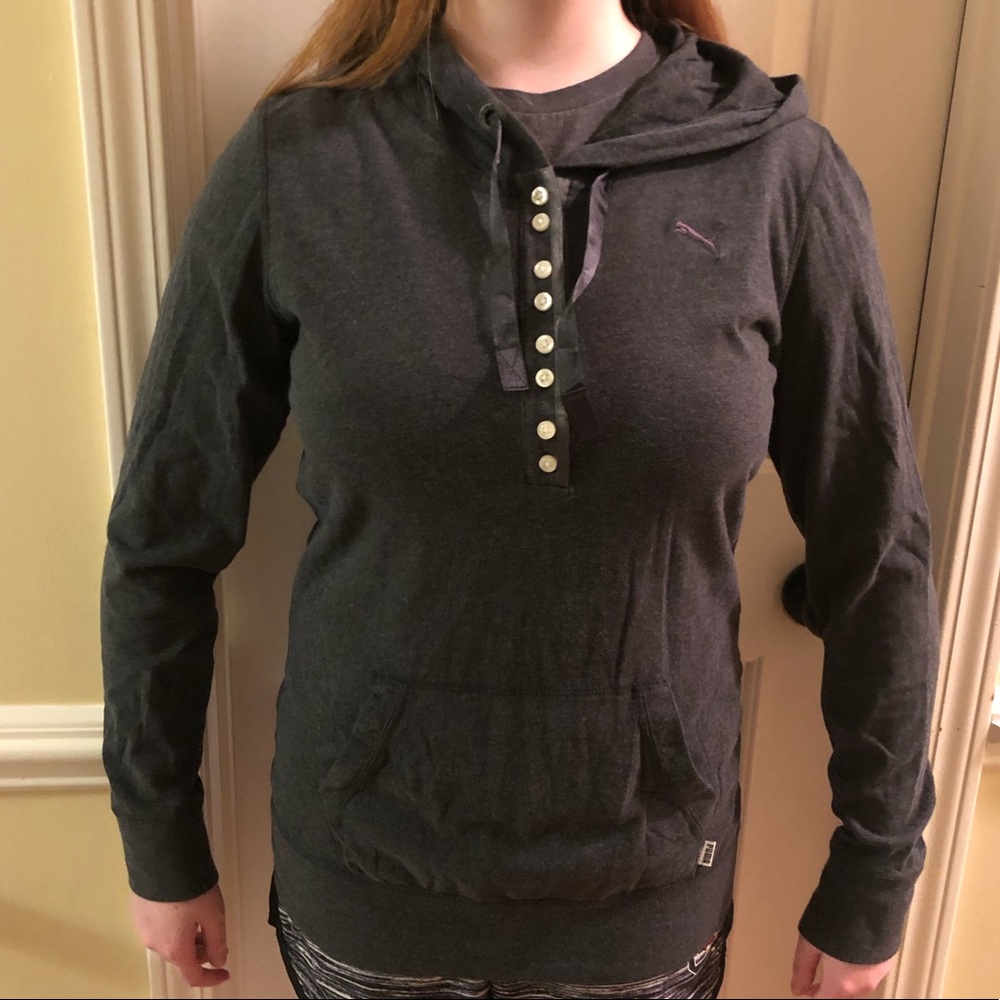 Dark Grey Puma Hoodie